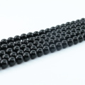 L-0096 Fashion Jewelry Black Onyx Obsidian Natural Gemstone Beads